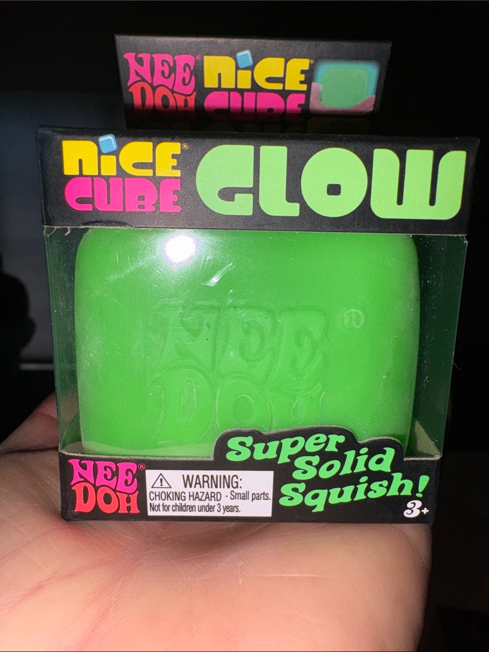 Nice Cube Glow Super Solid Squish - Green